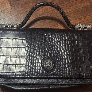 Vintage Brighton Genuine Leather Clutch Bag